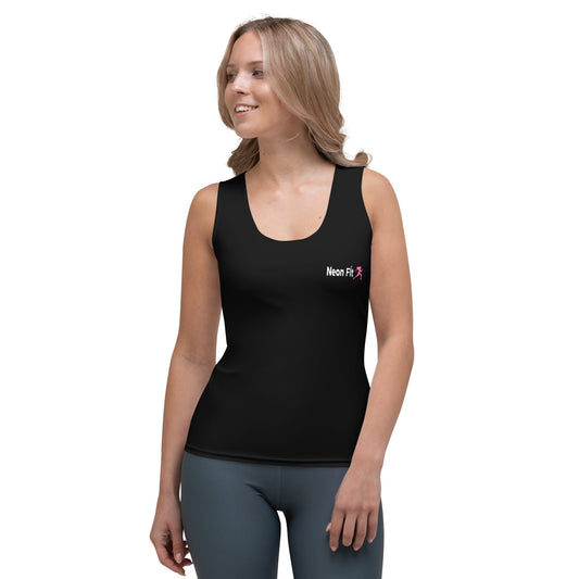 Black Precision-Cut Tank Top for Unmatched Fit - XS