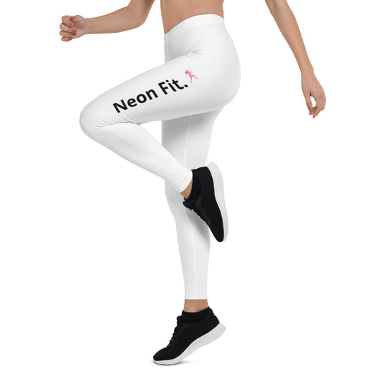 Creme Blank Elegance: Stylish and Comfortable White Yoga Leggings