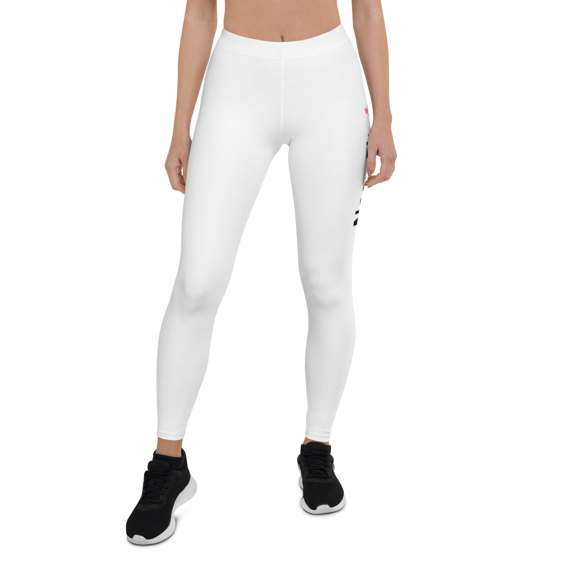 Creme Blank Elegance: Stylish and Comfortable White Yoga Leggings - XS