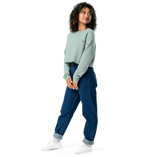 Crop Sweatshirt - Dusty Blue / S