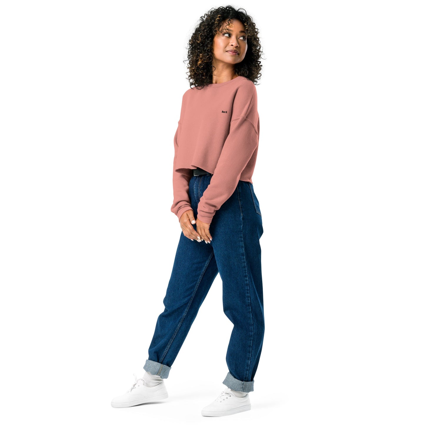 Crop Sweatshirt - Mauve / S