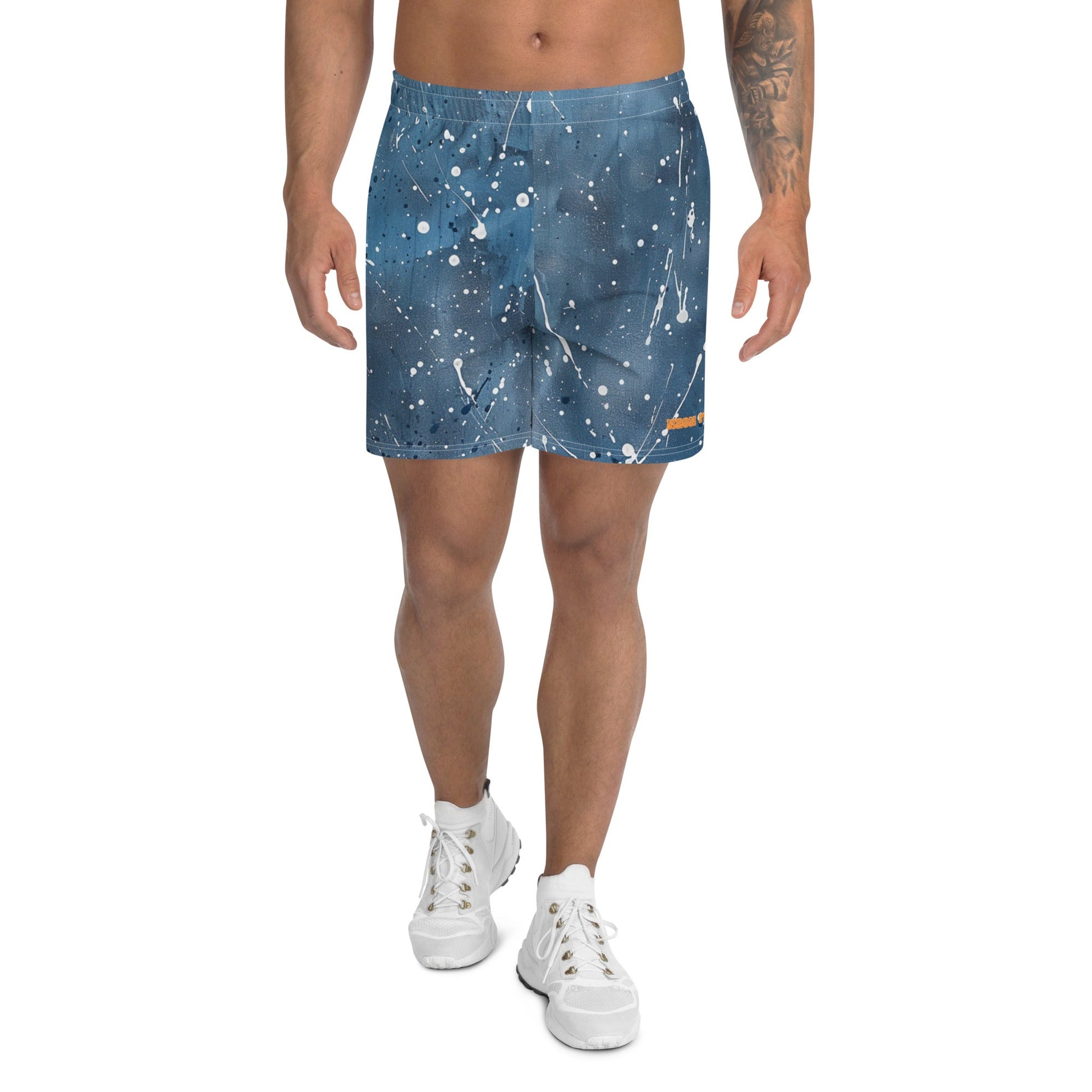 Moucheture bleue Athletic Long Shorts - 2XS