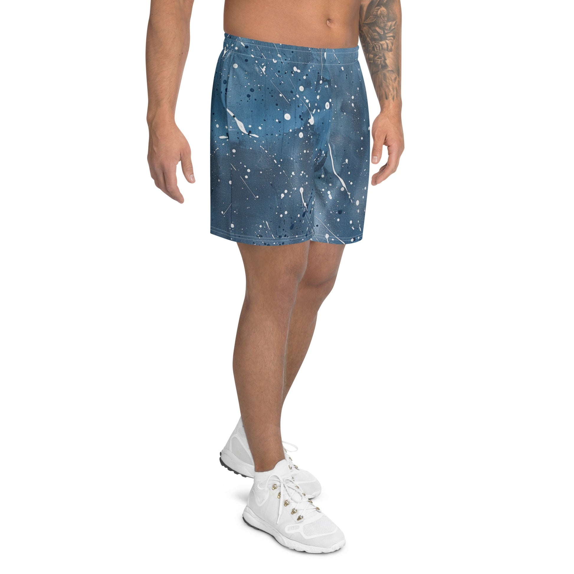 Moucheture bleue Athletic Long Shorts