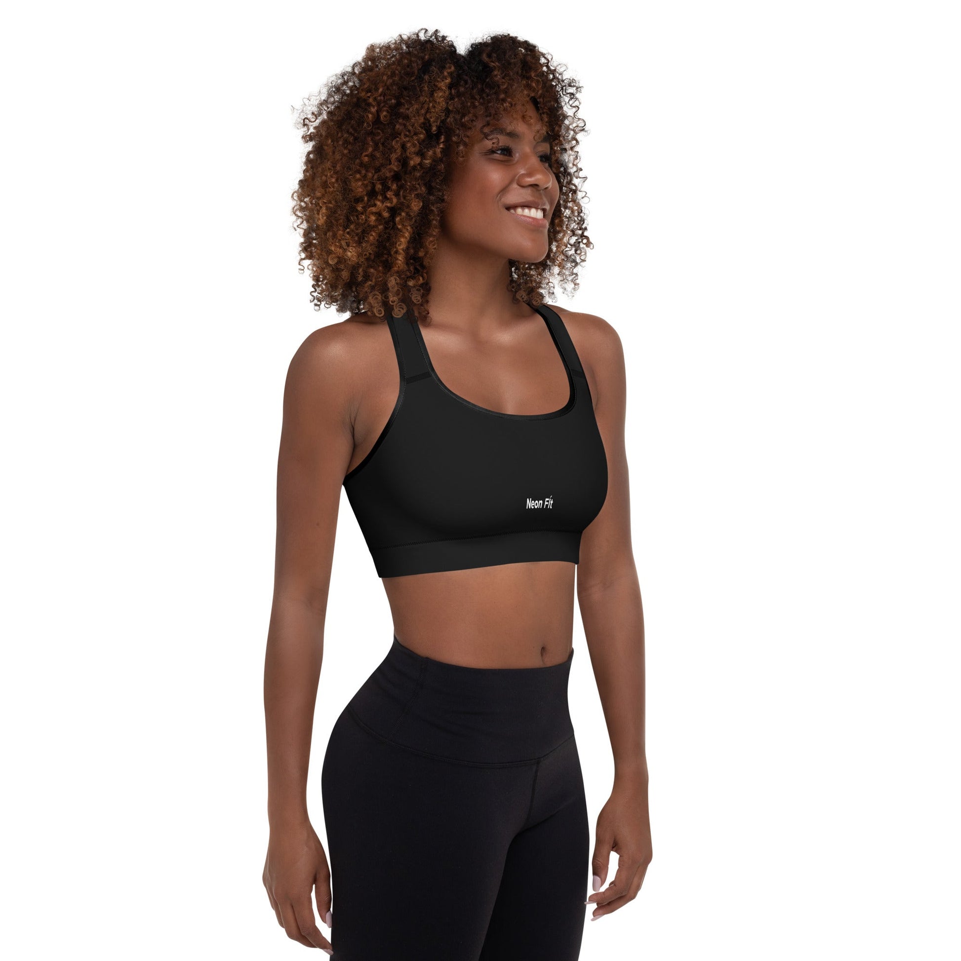 Neon Black Comfort & Support: Unmatched Performance Bra