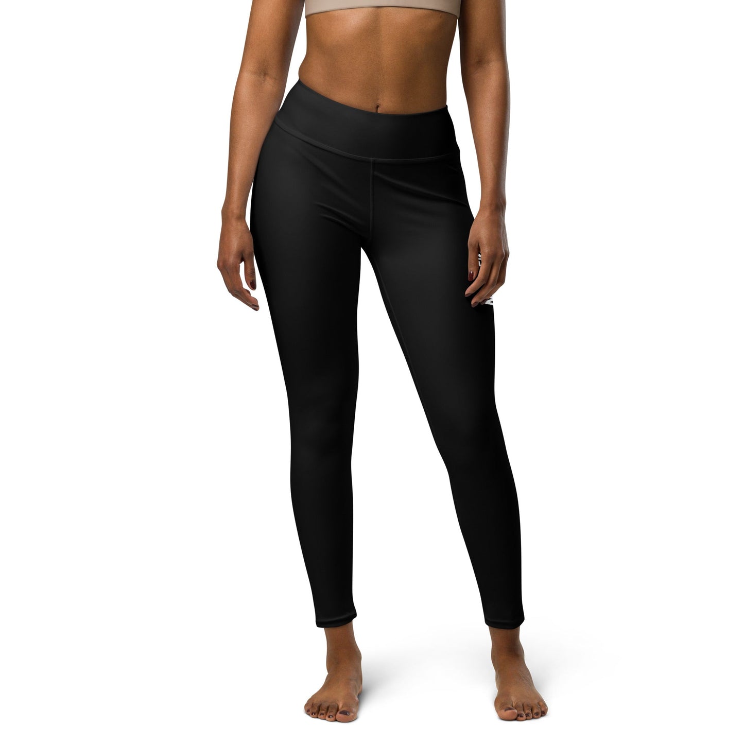 Super-Soft Black Yoga Leggings Neon Fit - XS